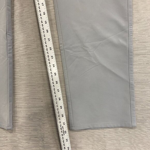 Peter Millar Crown Crafted Golf Pants Mens 40x32 Gray Performance Straight - Picture 7 of 14